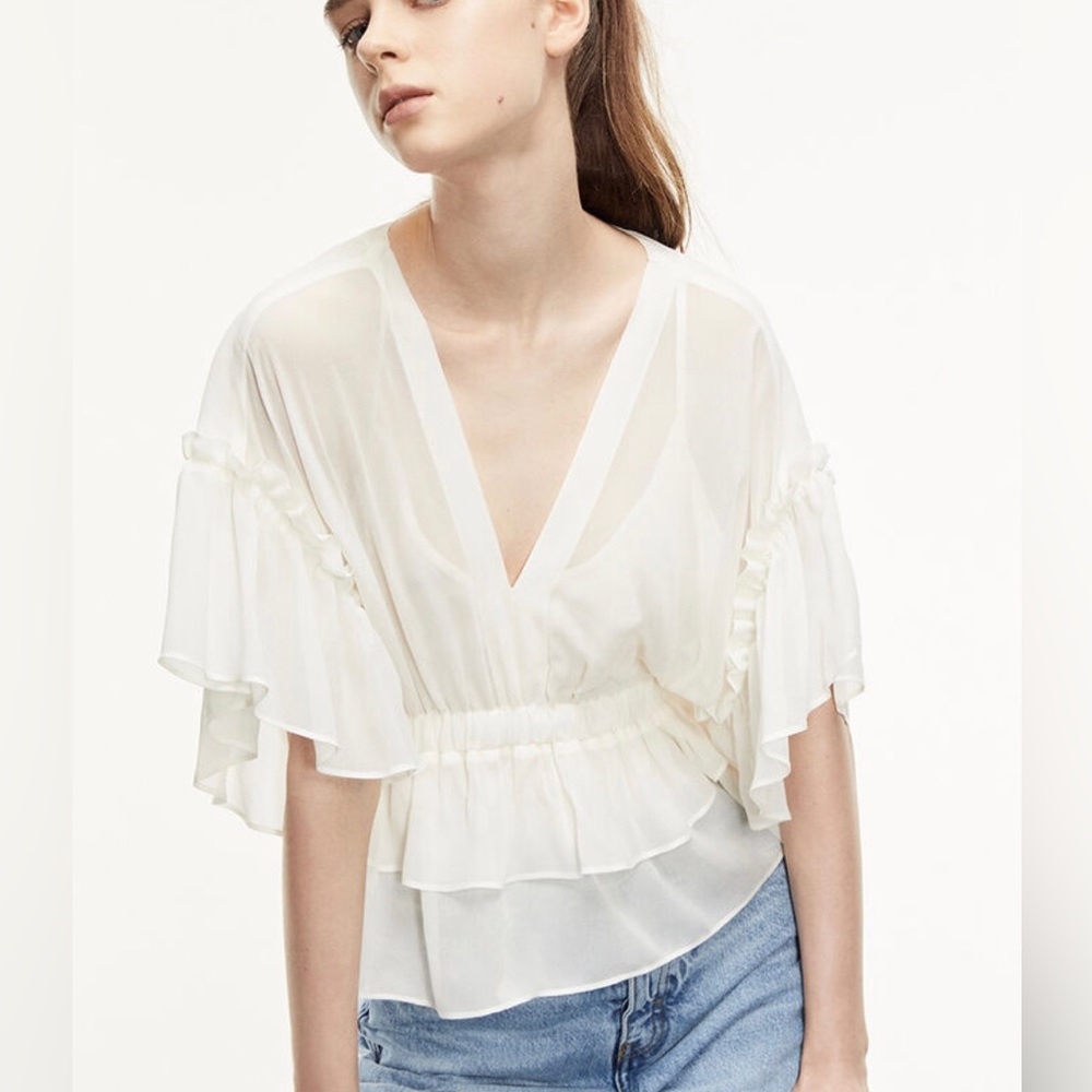 The Kooples Sweetie Blouse Size 3 New!